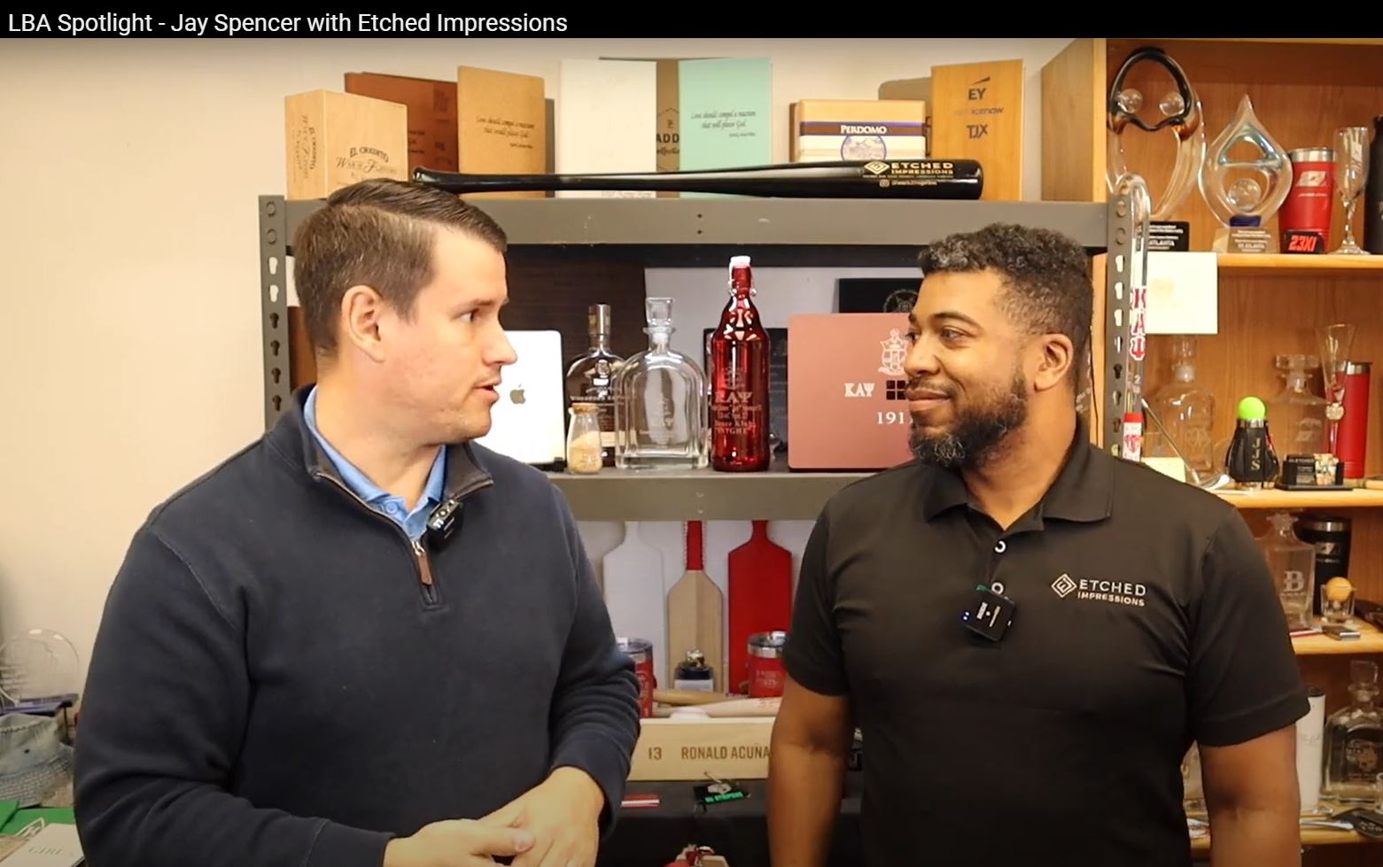 Load video: LBA Spotlight - Jay Spencer with Etched Impressions