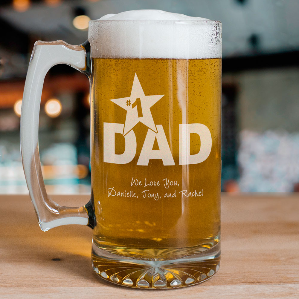 Engraved Beer Mug 26.5 oz