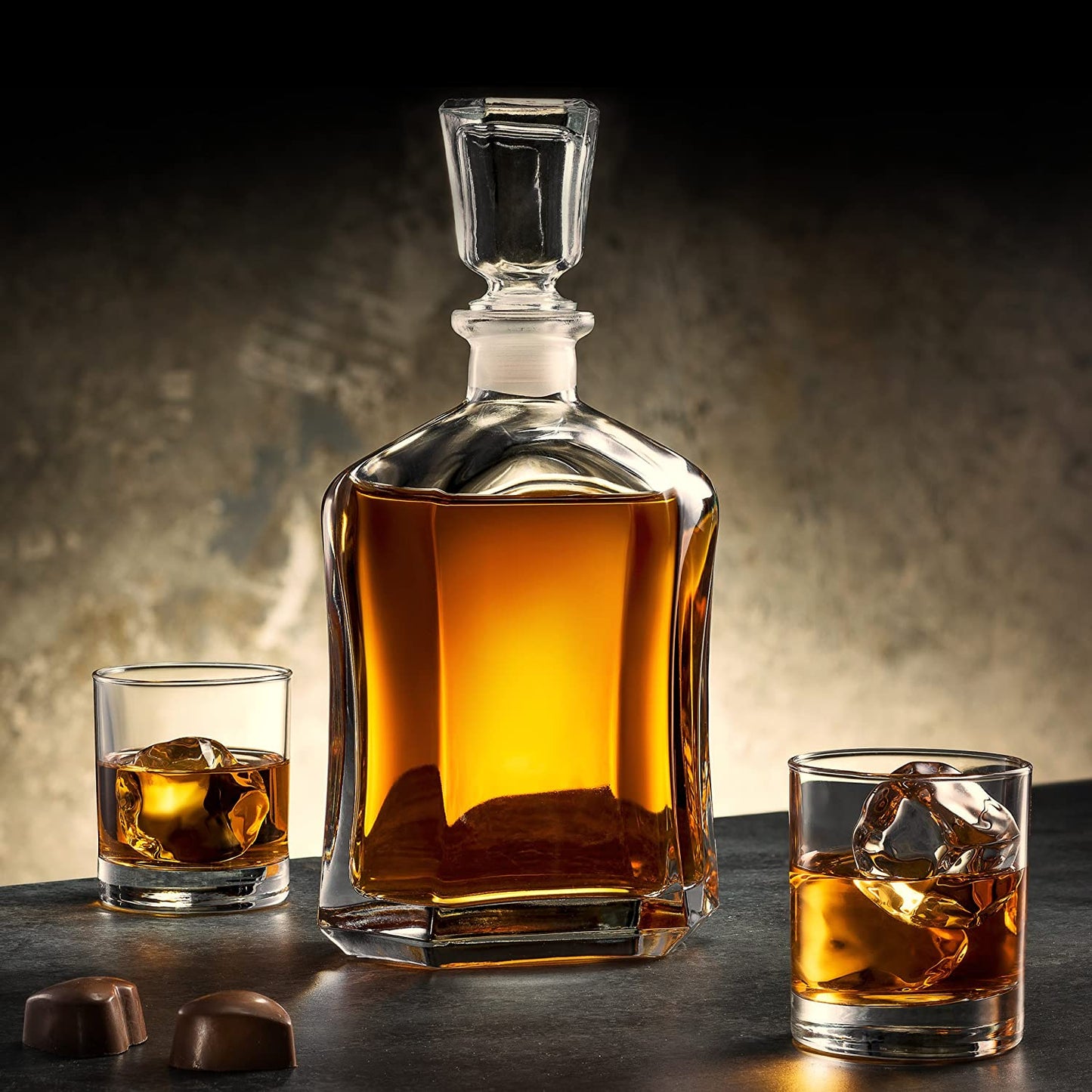 Custom Engraved Whiskey Decanter 23oz