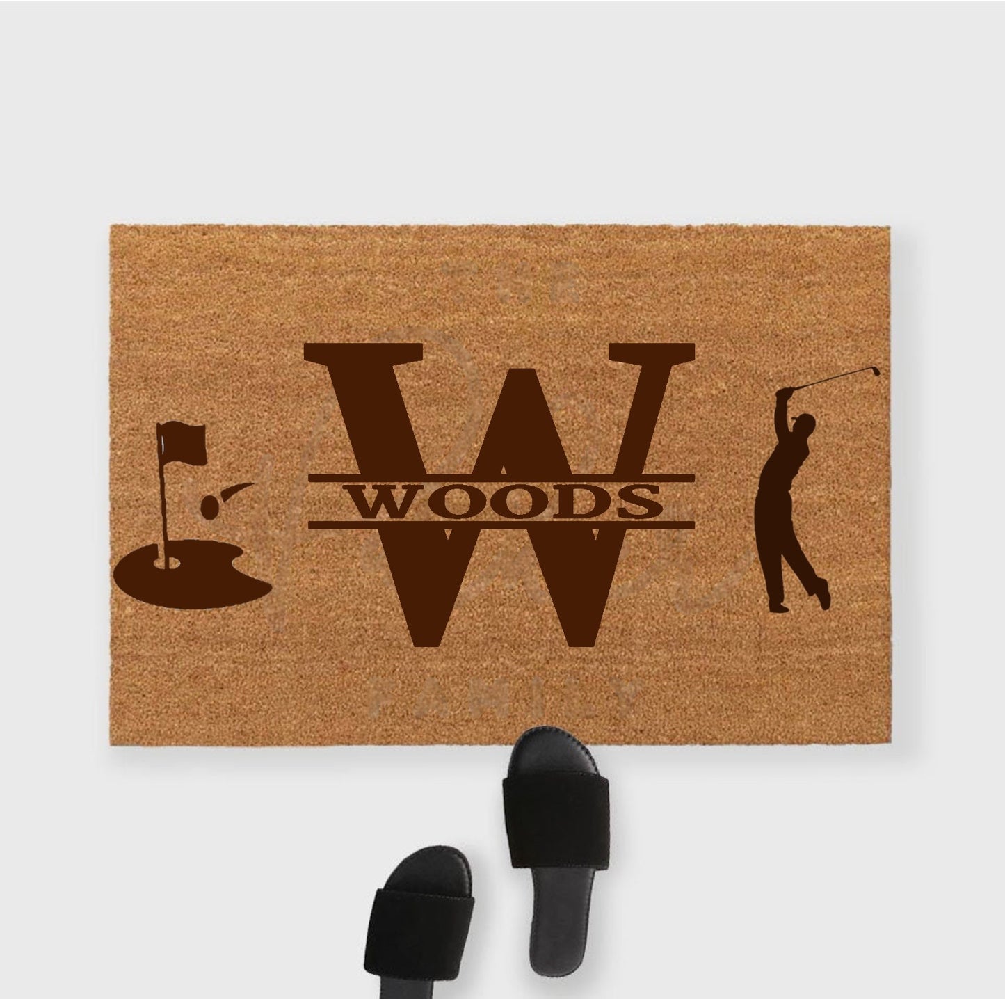 Custom Engraved Coir Door Mat