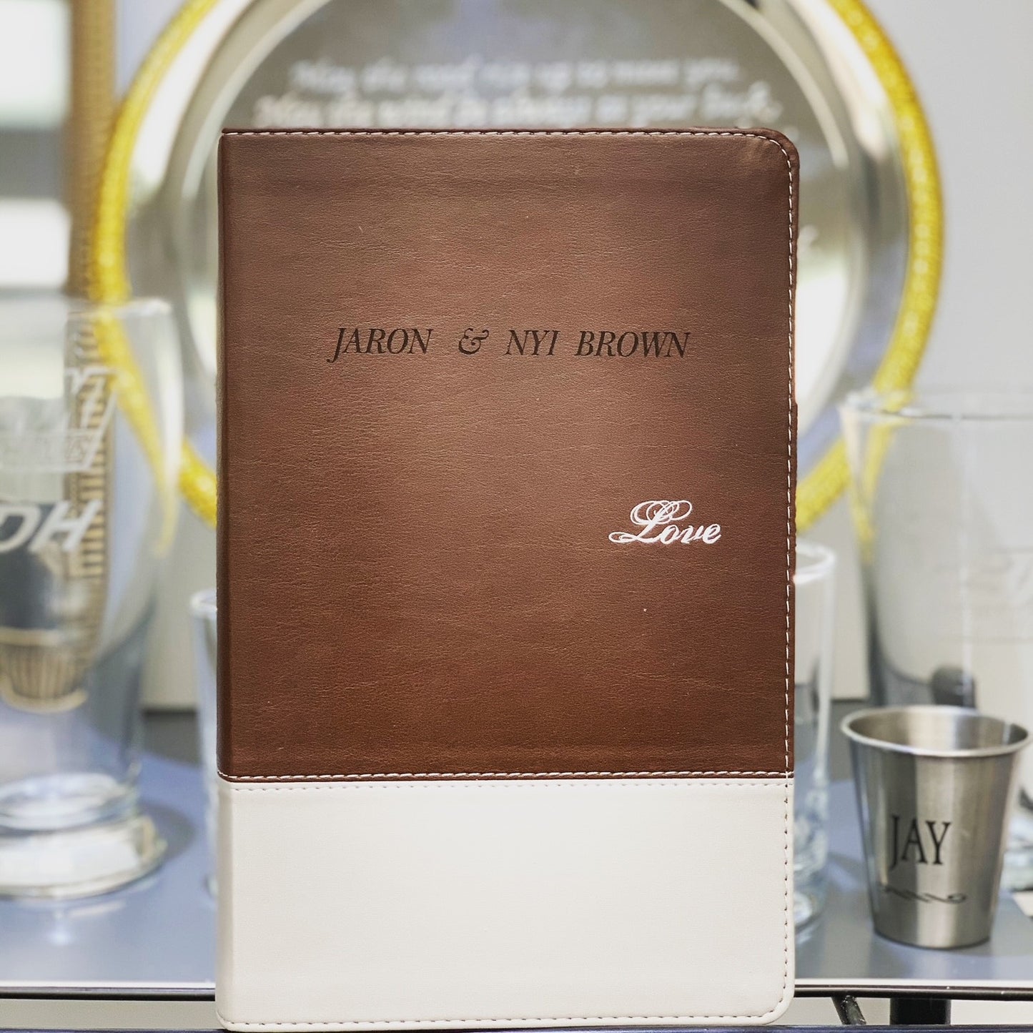 Leather and Bible Engraving