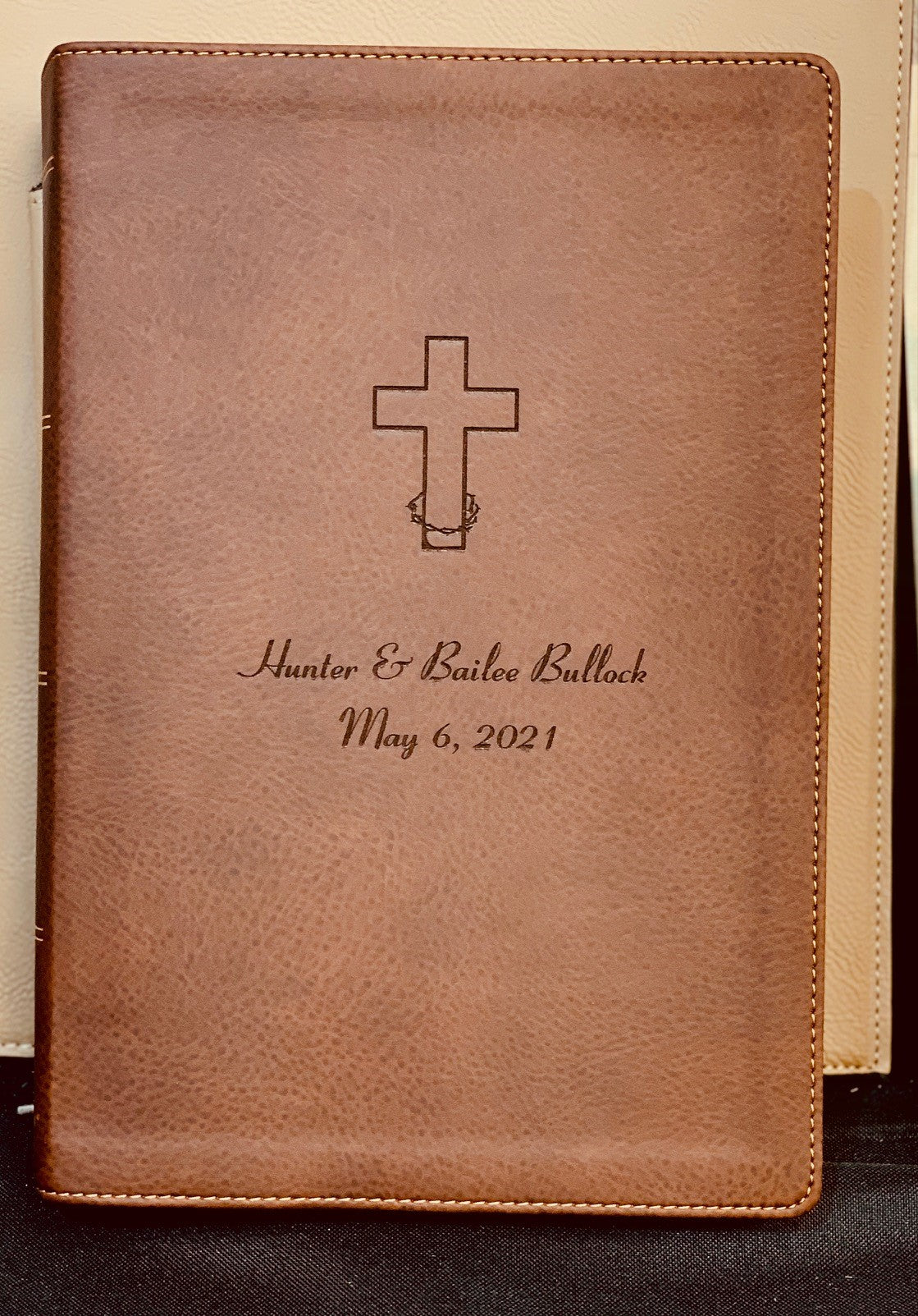 Leather and Bible Engraving