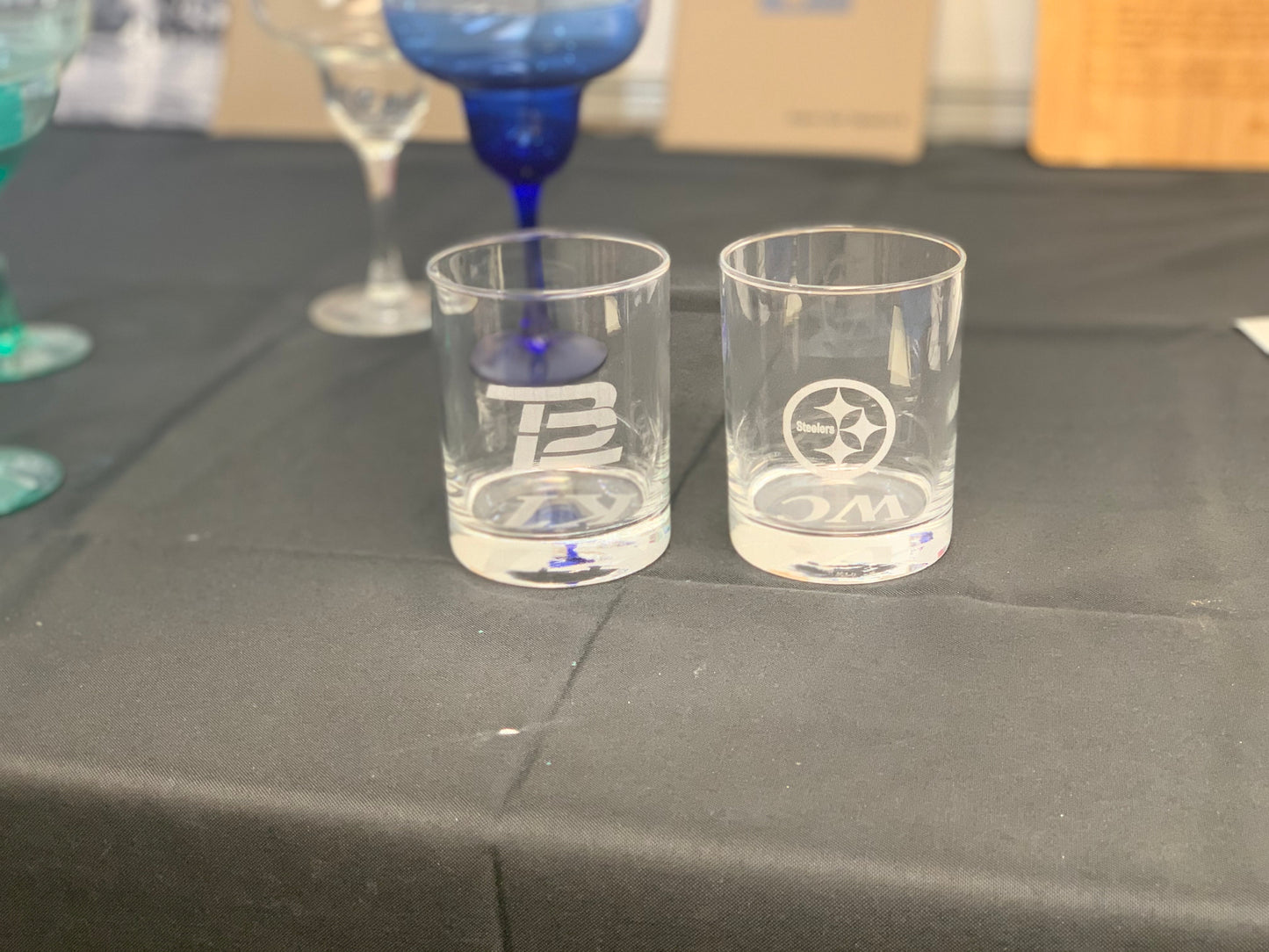 Custom Engraved Rocks / Whiskey Glasses