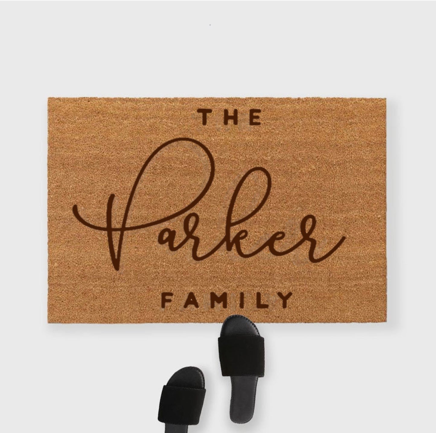 Custom Engraved Coir Door Mat