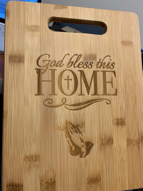 Personalized Engraved Message or Graphic Cutting Boards.