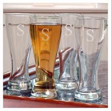 Personalized Etched Pilsner Glass