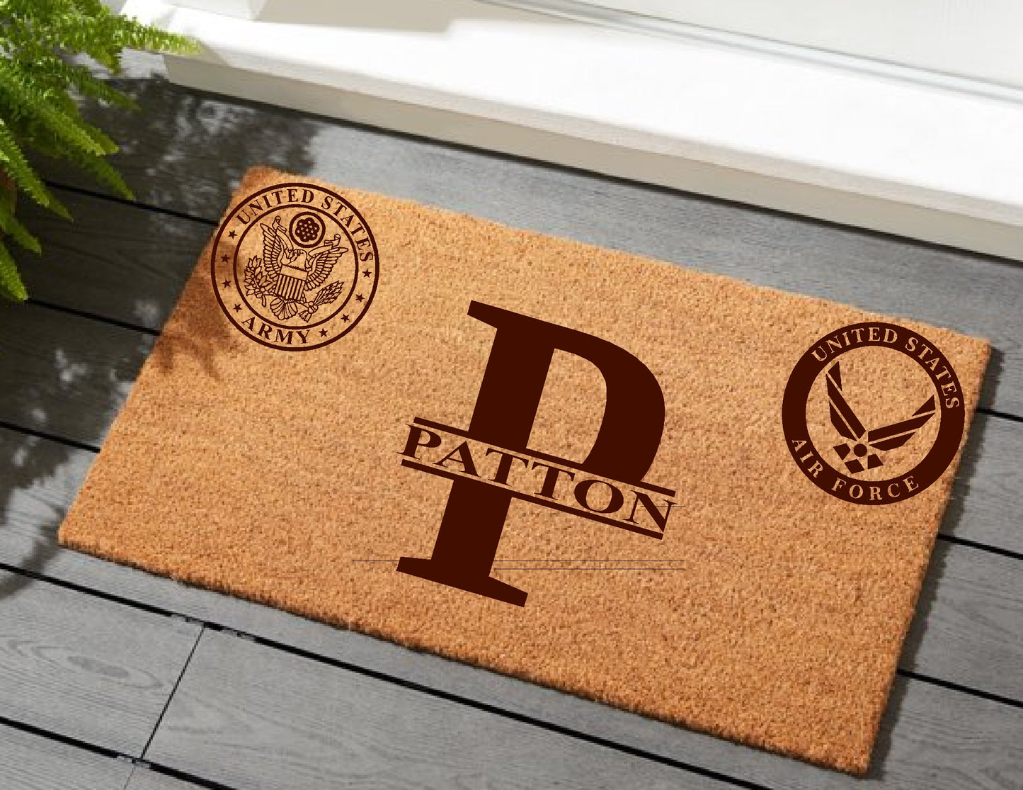 Custom Engraved Coir Door Mat